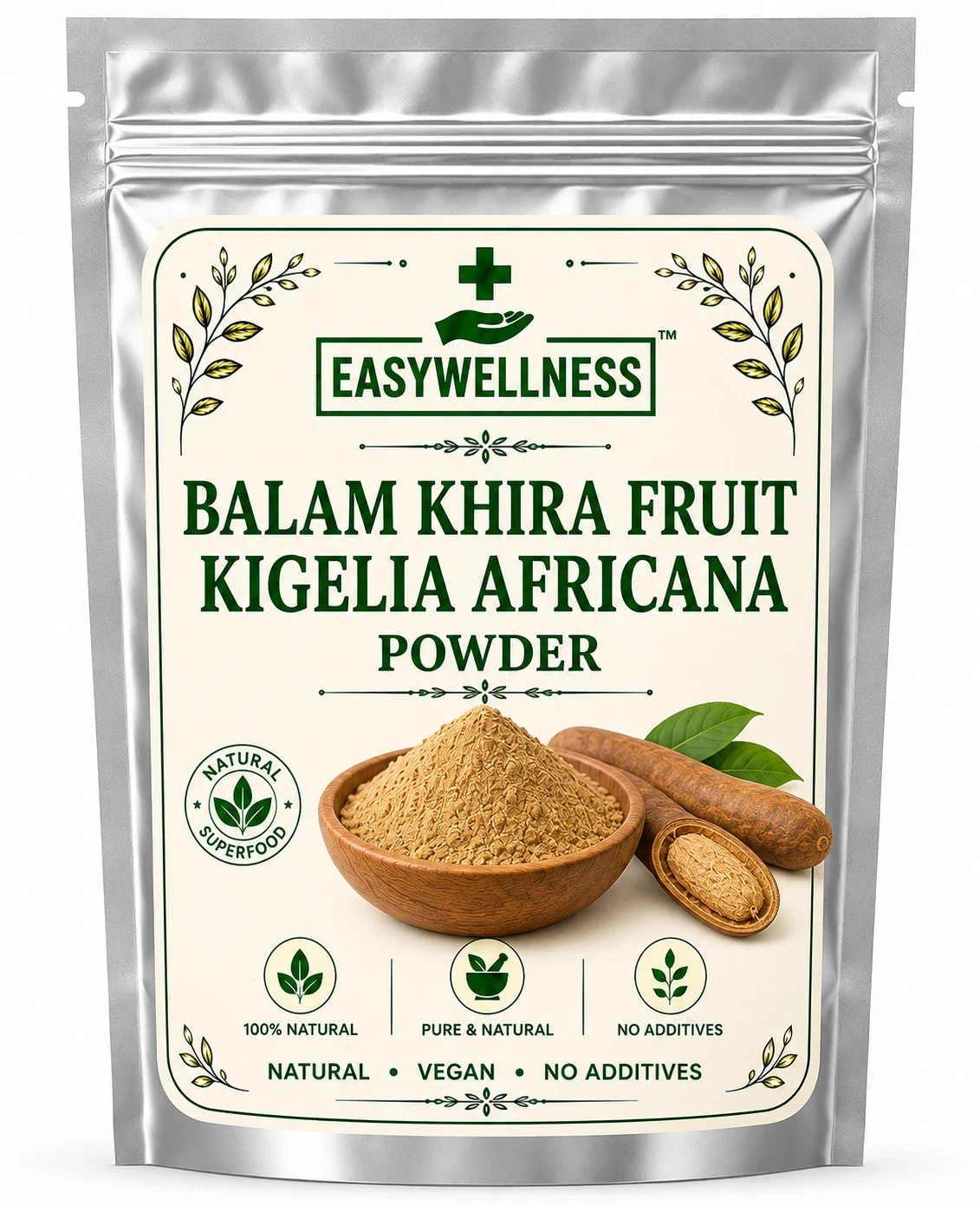 EASYWELLNESS Kigelia Africana Fruit Powder 100% Pure Natural Herbal