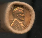 1958 D Lincoln Cent OBW Original Bank Wrap Unc. Roll * No Reserve *