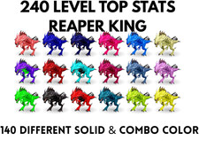 Reaper 240 LEVEL TOP STATS Solid Colors Clone Ark Survival Ascended Official PVE