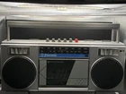 Vintage 1980s Emerson CTR927 Portable AM/FM Radio Cassette Boombox. !!IT WORKS!!