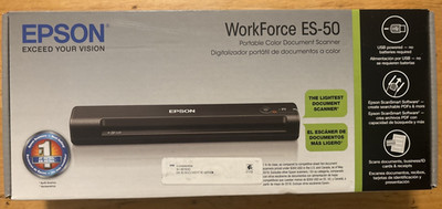 Epson ES-50 WorkForce Portable Document Scanner... FREE S&H!