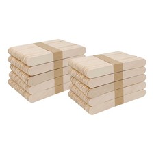 500 Pcs Jumbo Wooden Craft Sticks Popsicle Stick 6  Long x 3/4  Wide Treat Ice...
