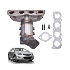 28510-2E390 285102E000 Front Catalytic Converter Fit for 2011-2019 Hyundai El...