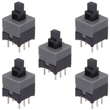 5 x Momentary 8.5x8.5mm PCB Push Button Switch DPDT 300mA 30VDC
