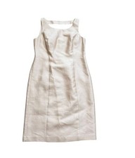 Talbots Silk Blend Dress Size 6 Blush Pink- Sheath- Pencil- Midi- Classic