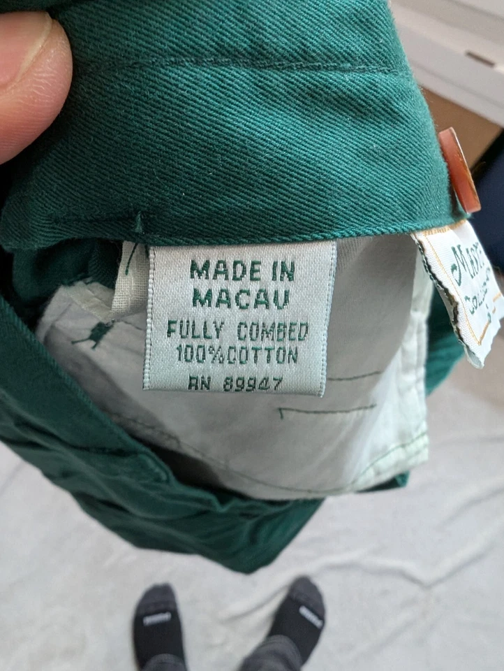 Pantalones Cortos de Golf para Hombre The Masters Collection Talla 16 Verde Augusta National RARO NUEVO CON ETIQUETAS Foto 4 de 4