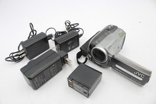 JVC Everio GZ-MG130U Hybrid 30GB HDD 34x Optical Camcorder w/power,charger,noBat