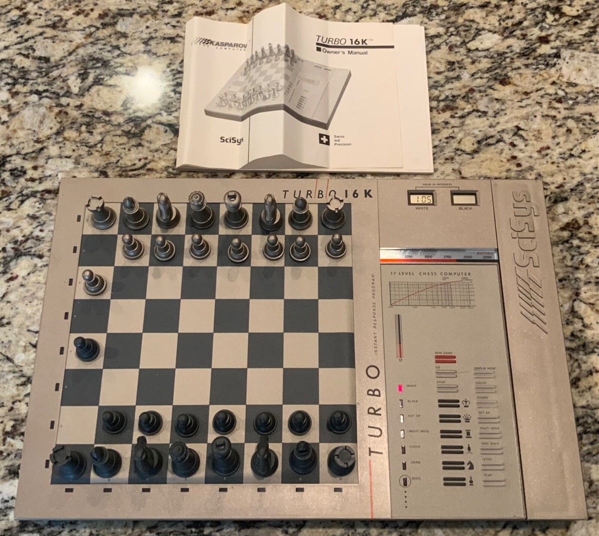 Kasparov Chess Computers: Turbo 16K Scisys Art # 270 w