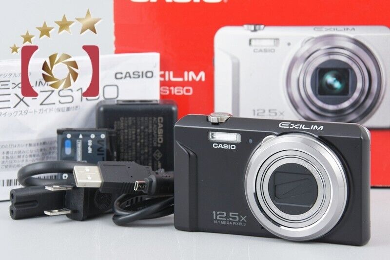 Excellent!! Casio EXILIM EX-ZS160 Black 16.1 MP Digital Excellent!! Casio EXILIM EX-ZS160 Black 16.1 MP Digital