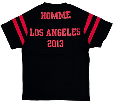 Homme + Femme Men's LA Global Relaxed Fit Heavyweight Tee T