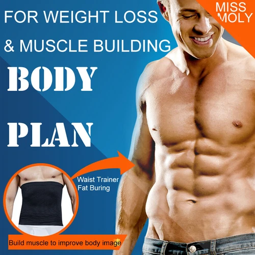 Herren Bauch Kontrolle Tuck Gürtel Body Shaper Abnehmen Taillentrainer Trimmer - Bild 11 von 16