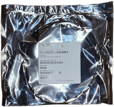 Arista 1M QSFP28 100GbE Direct Attach Cable DAC CAB-Q-Q-100G-1M