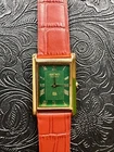 GREEN Vintage Seiko Slim Quartz Gentlemen's Wrist Watch