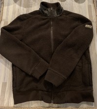 Kavu Brown Fleece Zip Up Jacket Size Medium