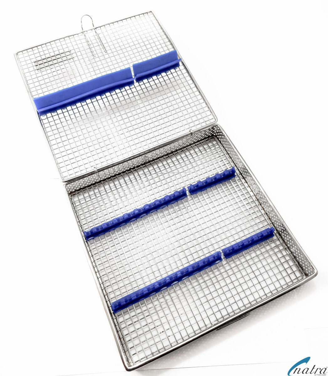 Vassoio Per 10 Strumenti Cassetta Per Sterilizzazione Dentale In Acciaio Inox - , Made In Pakistan, Per Autoclave Cassetta Pronto Soccorso Auto - Foto 9