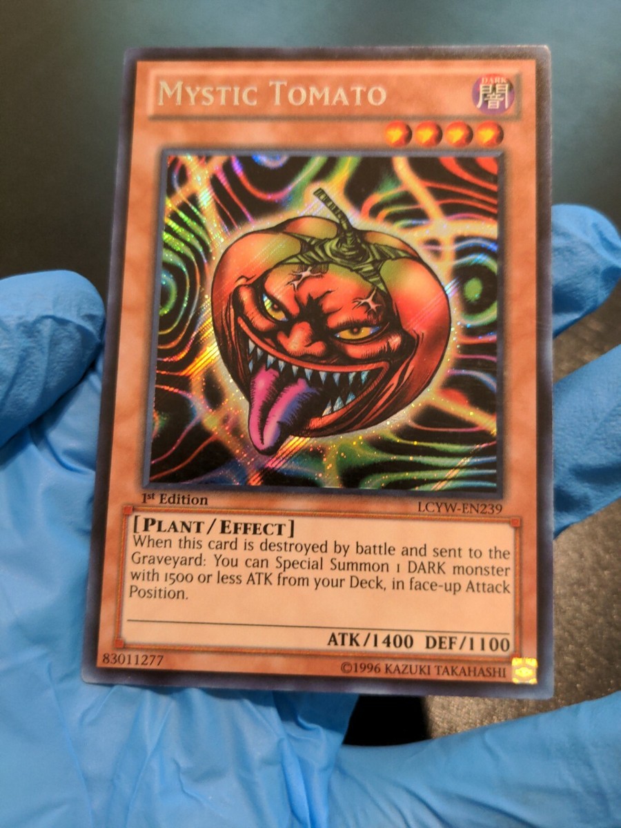 Mystic Tomato 遊戯王OCG Yugioh! Mystic Tomato - LCYW-EN239 - Secret Rare -1st Edition Near