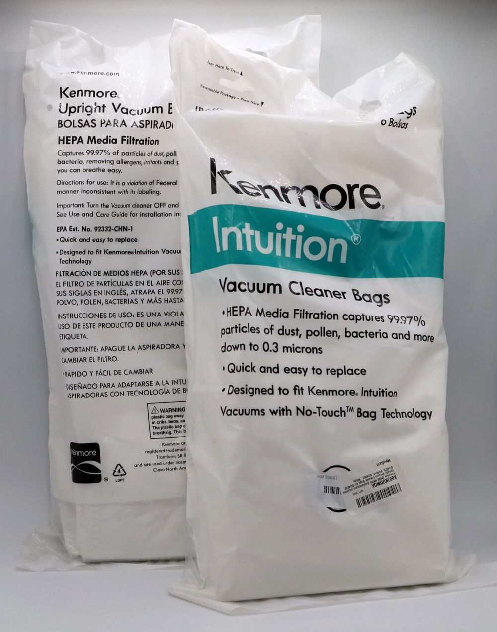 Kenmore Intuition IB600 Hepa Replacement Vacuum Cleaner Bags 6 per Bag