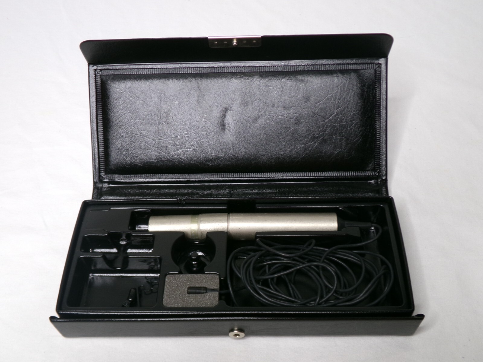 Sony ECM77B Lavalier Electret Condenser Microphone w/ Case & Clip A3