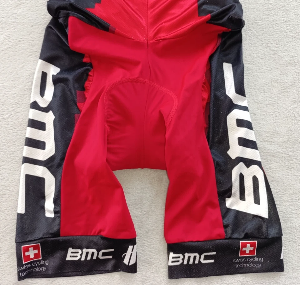 BMC Suiza Hincapie Ciclismo Traje de Velocidad Skinsuit Jersey + Culotte con tirantes Talla S Foto 4 de 4