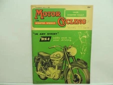 July 1960 Motorcycling Magazine BSA Scooter Triumph Norton AJS L11783
