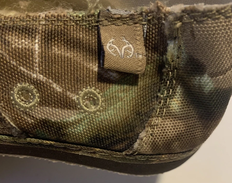 Realtree Little Kids Size 2 Canvas Slip-on Shoes Camouflage - Image 3 of 4