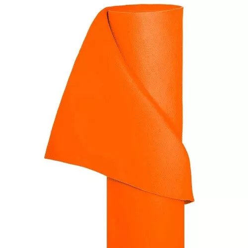Fieltro artesanal tela de fieltro tela decorativa lana de fieltro HaGa® 1,5 m Br. (Metroware) naranja - Imagen 1 de 7