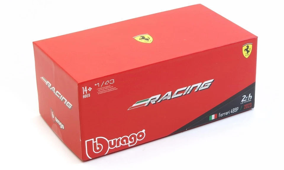 BBURAGO FERRARI 499P #51 WINNER 24H LEMANS 2023 CON VETRINETTA- 18-36312 SCALA 1 - Immagine 3 di 4