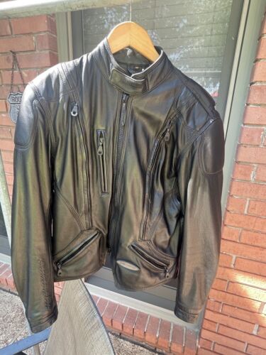 Womens Harley Davidson medium FXRG leather jacket  - Picture 1 of 6