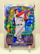 2023 Bowman Chrome 1st Gabriel Martinez Atomic Refractor SP ROOKIE Cracked Ice A