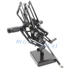 CNC Rearset Footrest Set For 2012-2020 2019 Ninja ZX14R Rear Pedals Shift Black