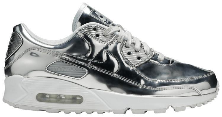 Nike Air Max 90 メタリックシルバー Nike Air Max 90 Metallic Pack - Chrome W for sale | eBay