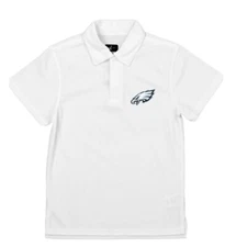NWT NFL Youth Large (14-16) Philadelphia Eagles Performance Polo MSRP $35.00