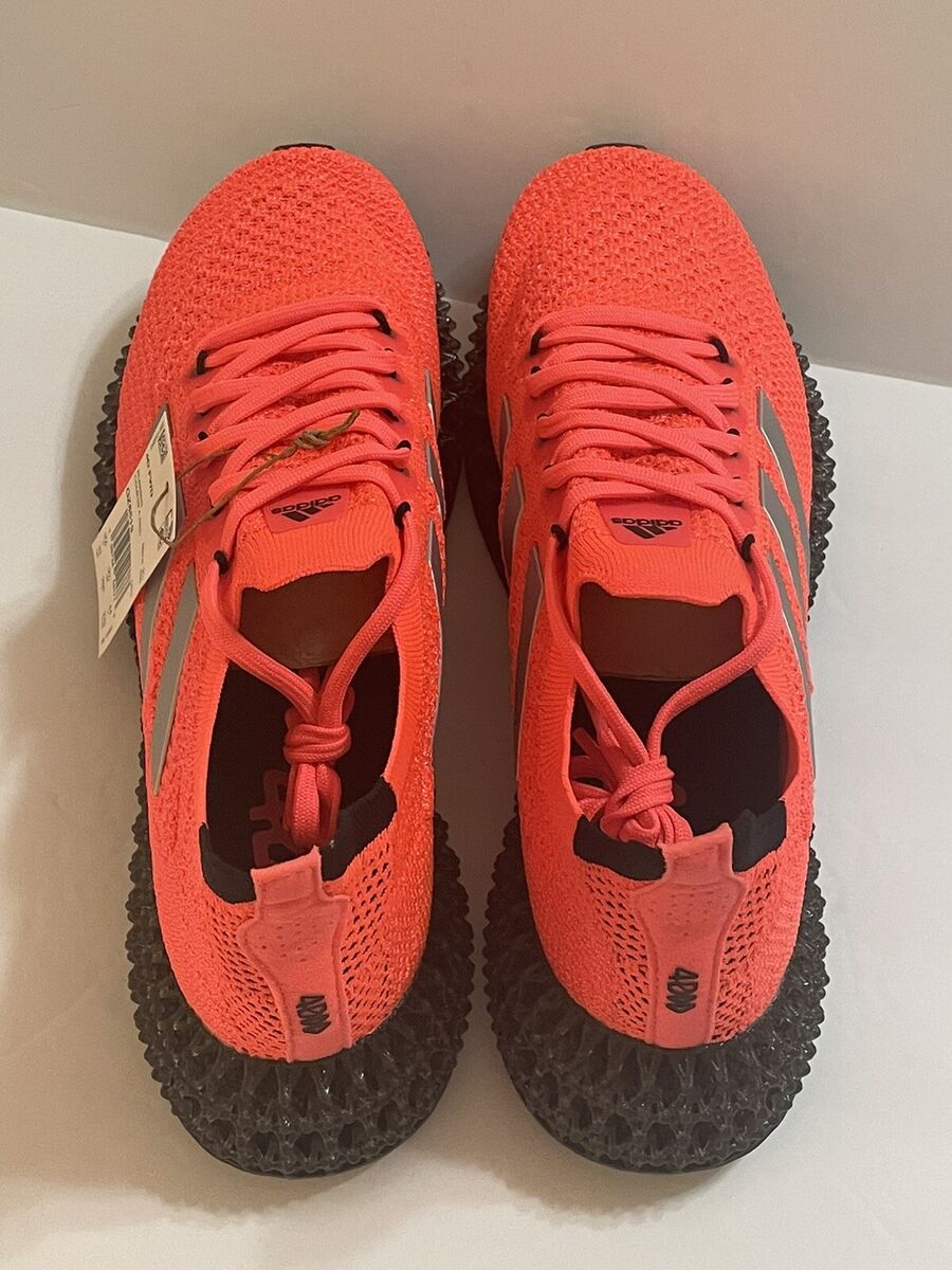 NEW Adidas Mens 4D FWD Orange Silver Running Shoes GZ8619 NEW Adidas Mens 4D FWD Orange Silver Running Shoes GZ8619