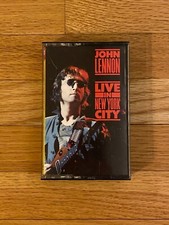 John Lennon Live in New York City Cassette Tape 1986 Classic Rock The Beatles