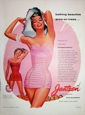 Original Jantzen Ad: Jantzen most beautiful most beautifying swim suits