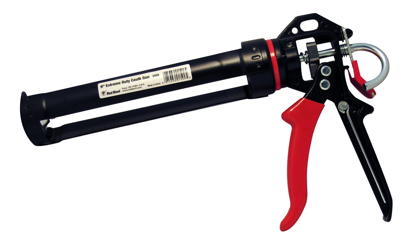 9" Extreme Duty Caulk Gun - Thrust Ratio 261Black