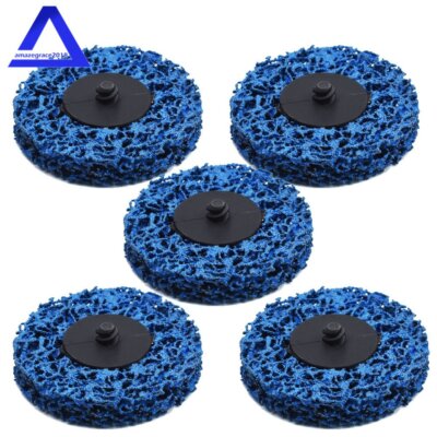 5 Pack 3'' Quick Change Easy Strip & Clean Discs For Paint Rust