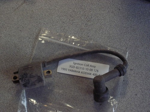 1993 YAMAHA KODIAK 400 4WD IGNITION COIL ASSY 3GD-82310-10-00 - Foto 3 di 3