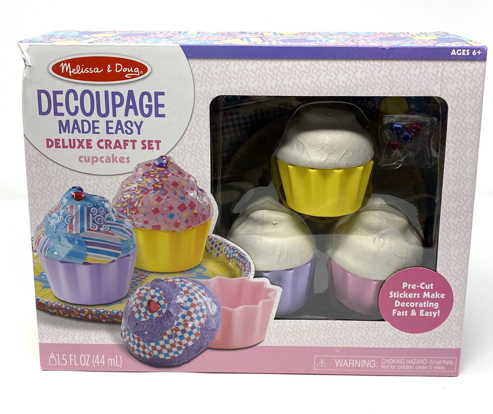 melissa and doug decoupage cupcakes