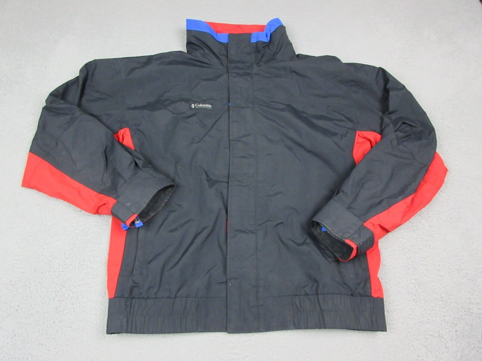 Columbia Jacket Mens Adult Large Black Bugaboo Outdoors WInter Ski Parka Coat
