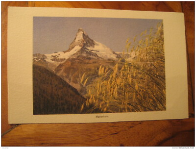 ZERMATT Matterhorn Cervin Mountain Mountains Post Card VALAIS Wallis Switzerland
