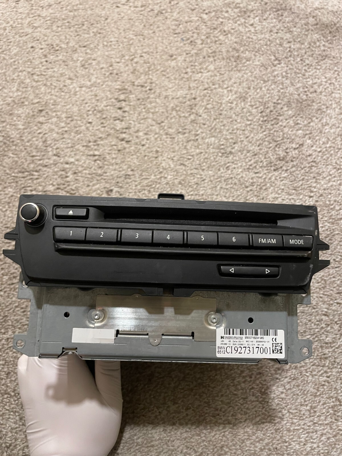 11-13 BMW Factory OEM Navigation Computer Radio CD 6512ci927317001  