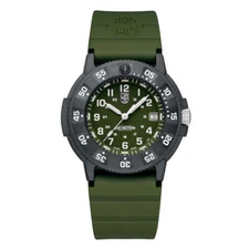 New Luminox Navy SEAL Green Dial Rubber Band Men's Watch XS.3013.EVO.S