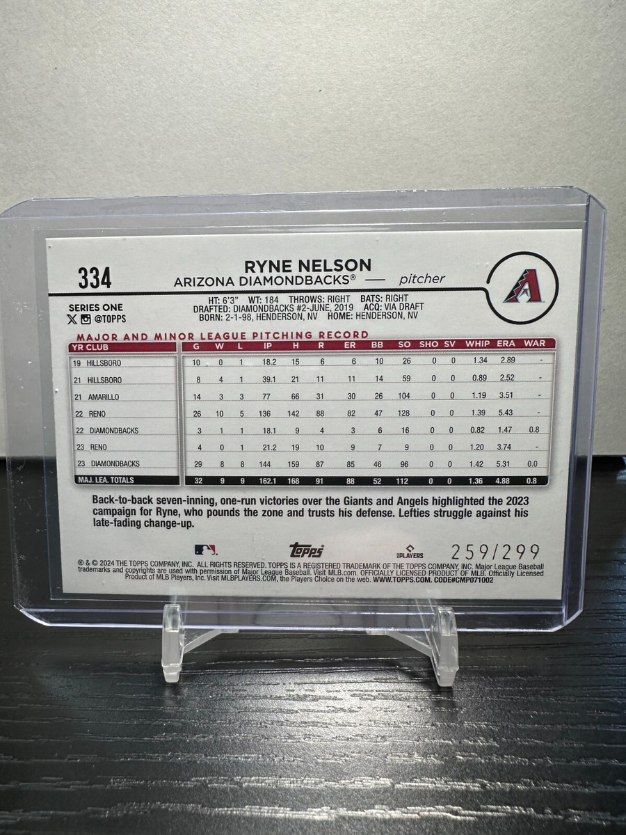 アーセナル NELSON 24 2024 Topps Ryne Nelson 