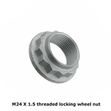 24mm Rear Axle Shaft to Drive Flange Hub Locking Nut 1992-12 BMW 33 41 1 132 565