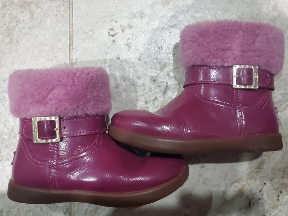 PRECIOSA BOTA UGG Gemma niña talla 11 rosa victoriano invierno cremallera 1005149T Foto 2 de 4