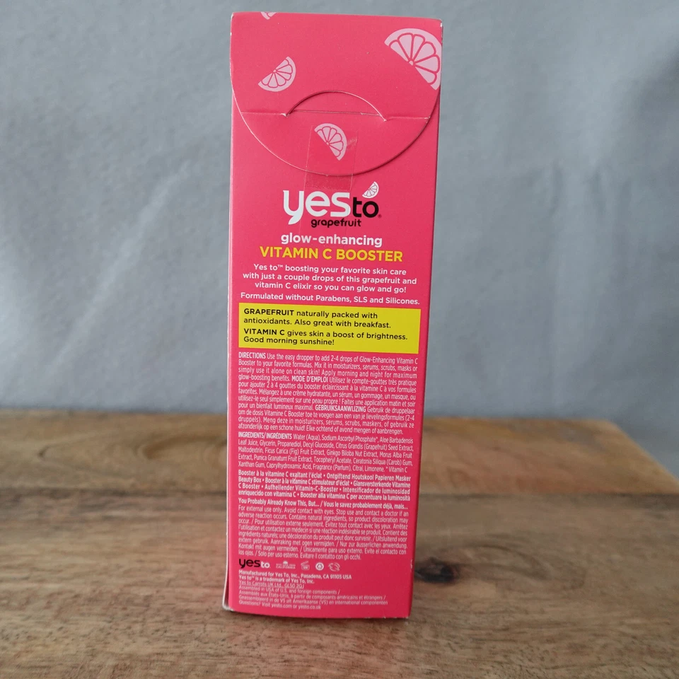 Yes to Grapefruit Antioxidante Iluminador Vitamina C Booster Piel Opaca y Desigual Foto 2 de 3