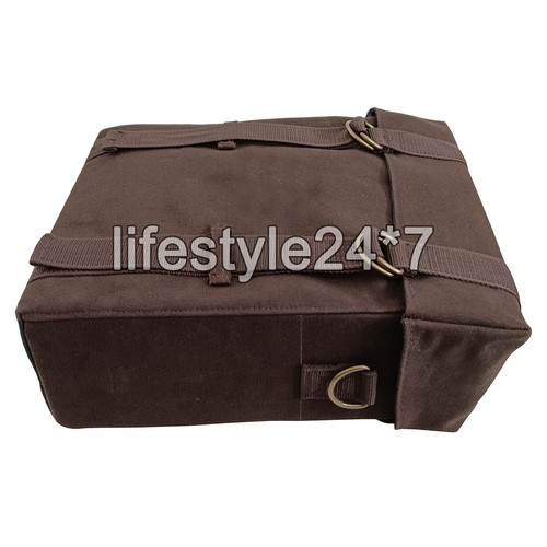 Fit For Royal Enfield Classic Reborn 350 "Coffee Brown Pannier Bags & Fitting" - Picture 4 of 5