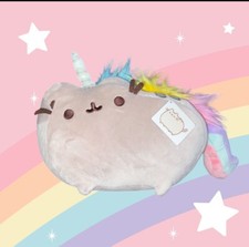 GUND Pusheen Pusheenicorn Rainbow Cat Unicorn Stuffed Animal 7" Plush W Tags