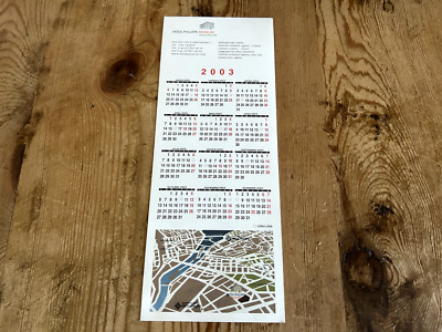 Kalender 2003 - Patek Philippe Museum - Calendar Passion pour Horaire